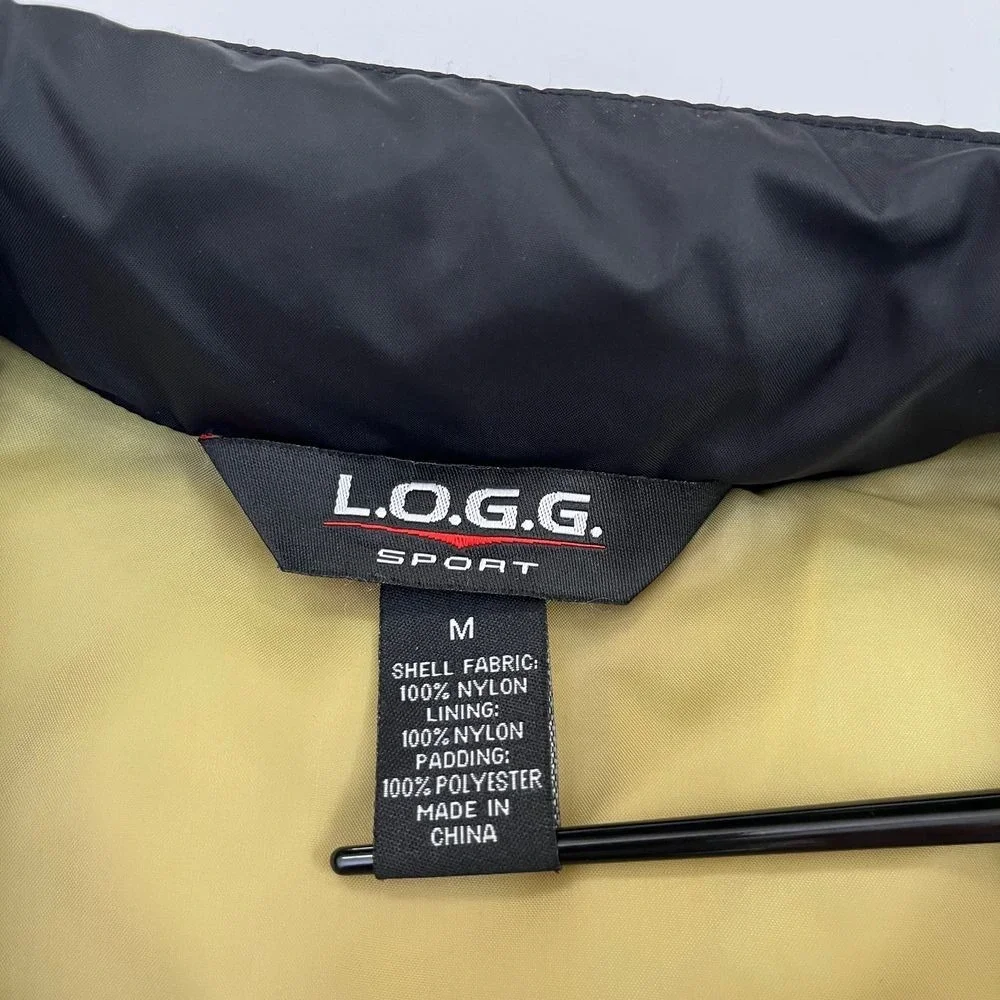 H&M L.O.G.G. Mens Sport Puffer Vest, H&M‎ Black Puffer Vests, H&M Mens Size 401